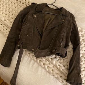 BLANK NYC Suede Leather Jacket